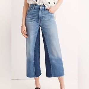 Madewell wide leg crop jean size 29